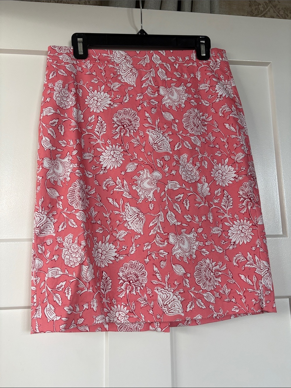 J. Crew Floral Pink A-Line Women's Skirt size 6